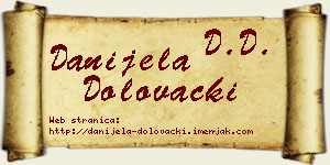 Danijela Dolovački vizit kartica